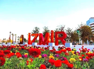 Cama de flores de Izmir