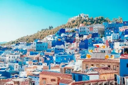 Chefchaouen azul en Marruecos