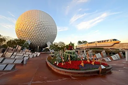Composición floral de EPCOT Walt Disney World