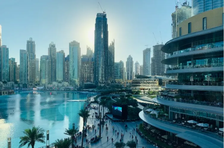 Impresionante centro de la ciudad de Dubai