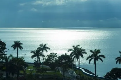 Vista al mar en Panamá