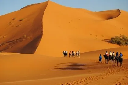Sahara invernal en Marruecos